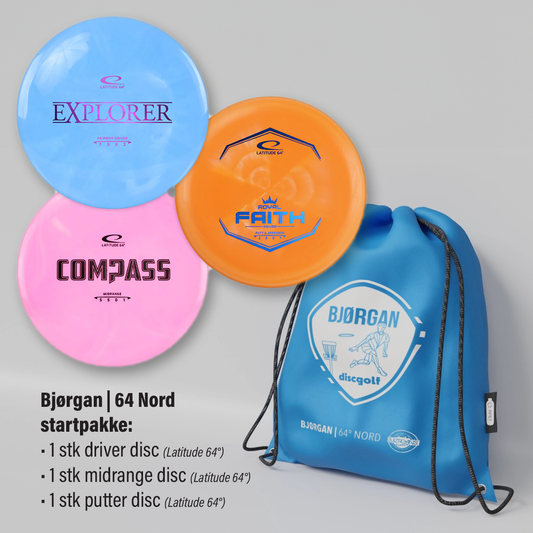 Bjørgan | 64 Nord discgolf startpakke